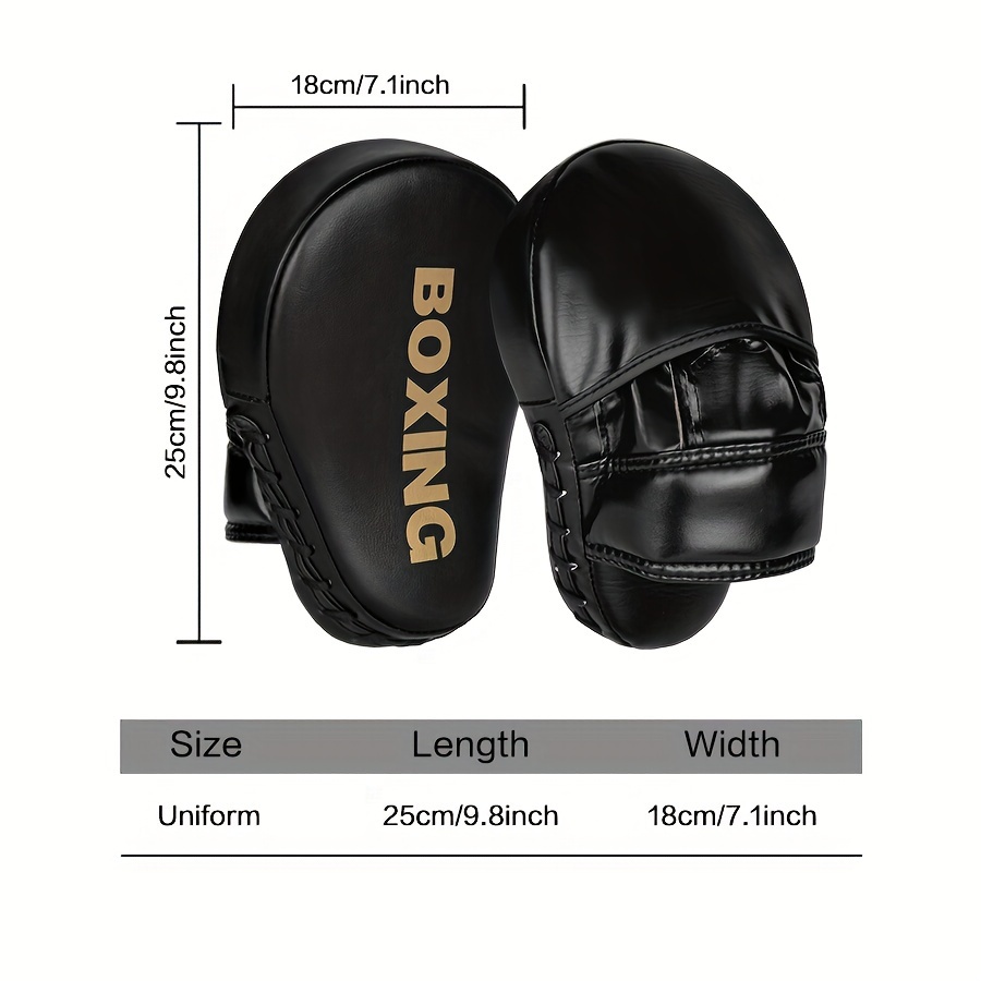 GINGPAI Complete Boxing Training Set with Curved Punching Pad & Taekwondo Foot Target - Durable PU Material, Includes Gloves & Focus Mitts for Adults, Students, and Teens - Perfect for Boxing, Taekwondo, Karate, Muay Thai, and MMA, Boxing Gloves