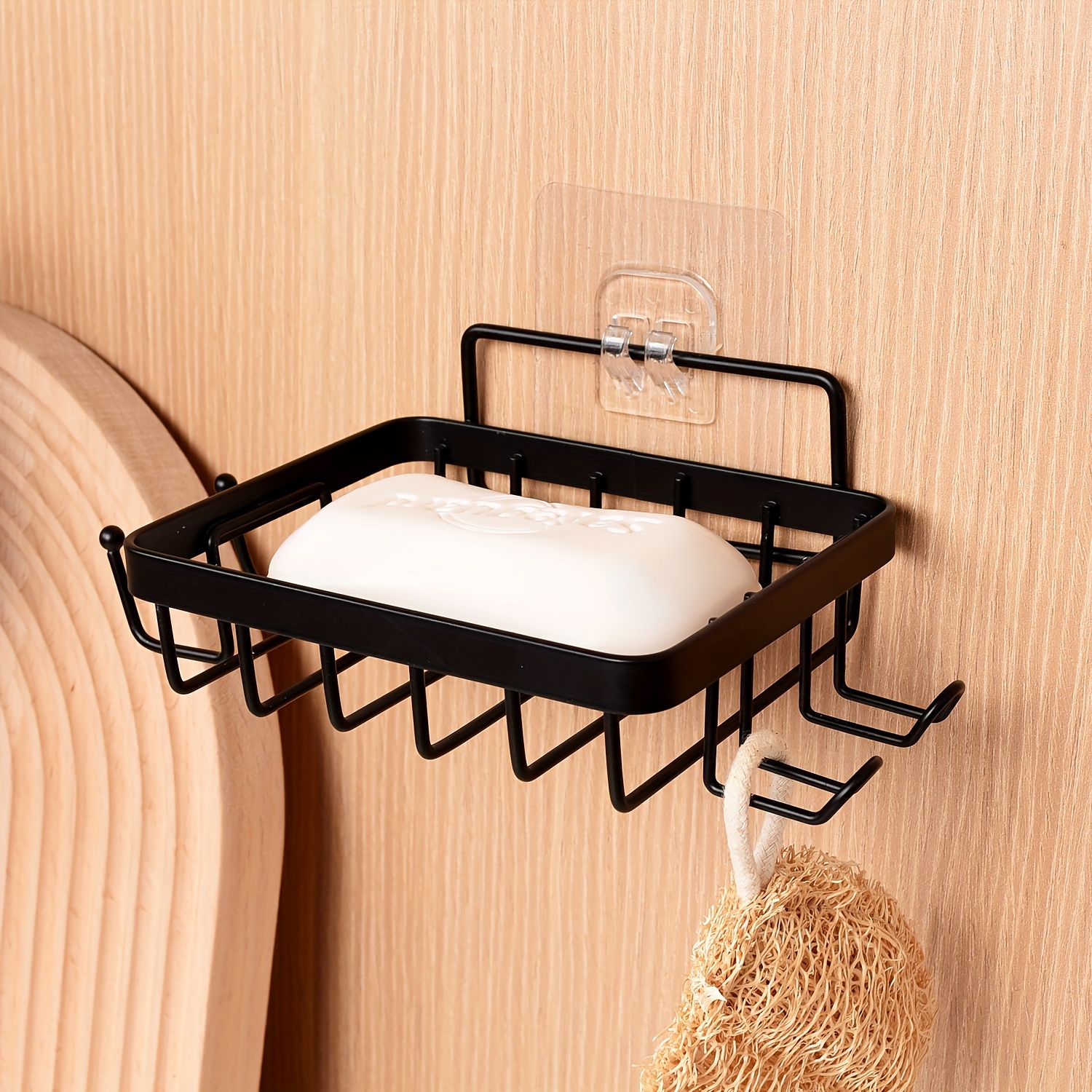 

Rectangular -mounted Dish, - Bathroom Storage , No-drill For And Bathroom, Organizer For Toiletries And