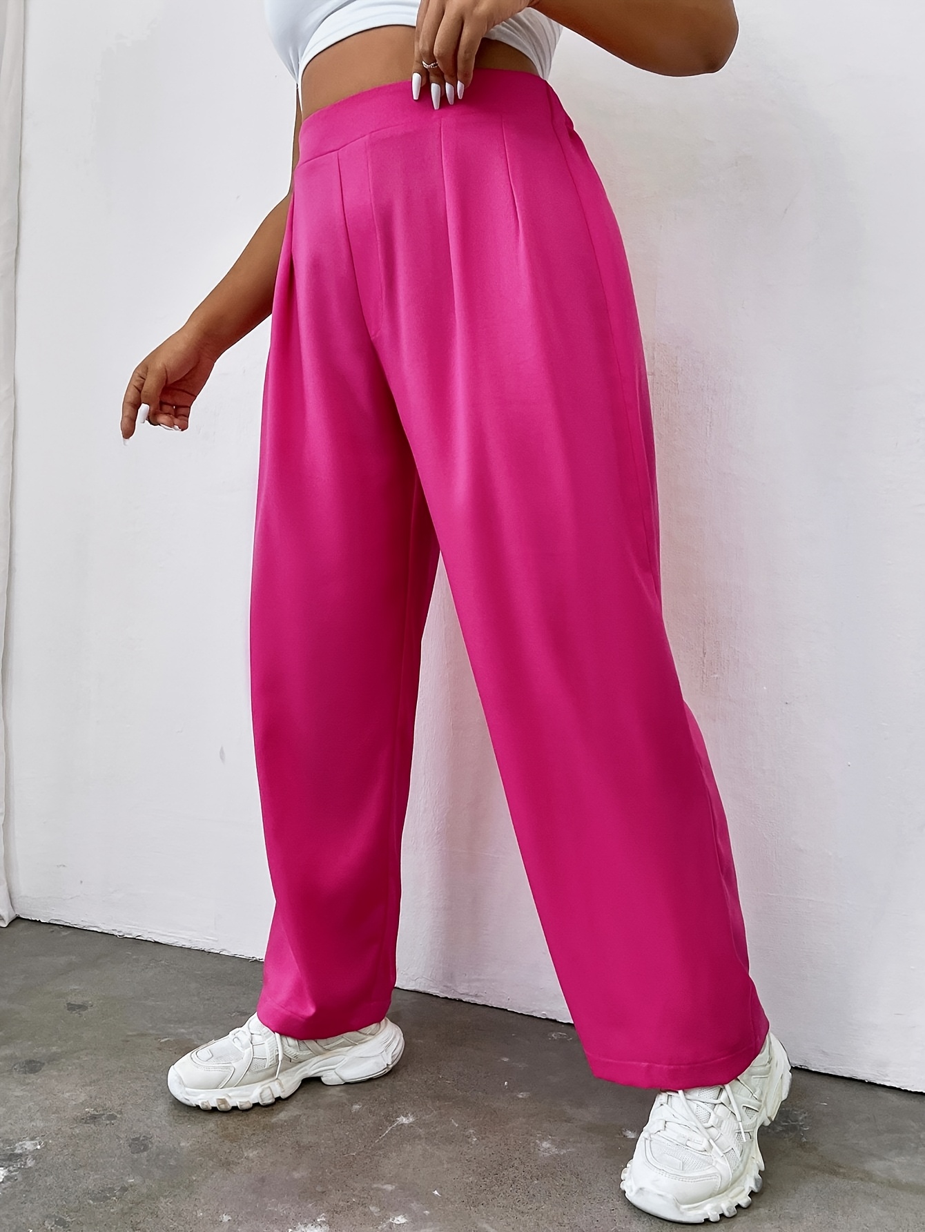 pantalones rosa talla mujer cintura Temu Uruguay