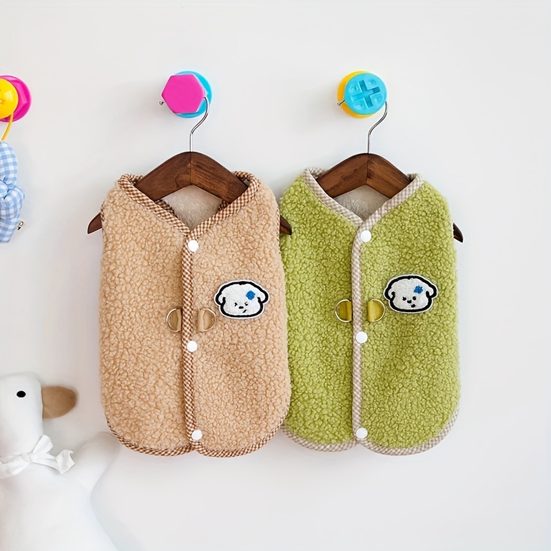 winter warm dog clothes for small medium dogs fleece dog coat puppy clothes chihuahua   clothing dog additions Product details 2