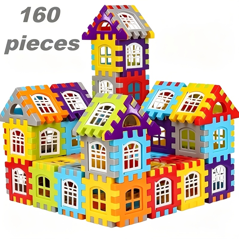 Creative Cube Basic Assembly Blocks, Large Building Blocks in Multiple Colors
