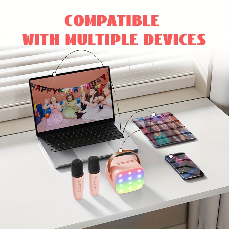 TiMOVO Máquina De Karaoke Para Niños, Mini Altavoz De