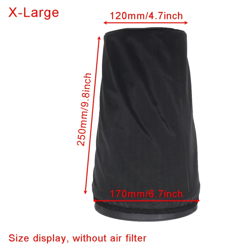 TEMU Cache -poussière de modification d' d'air de voiture , étanche à et à l'huile, cache -poussière à tête , cache de protection de filtre à air