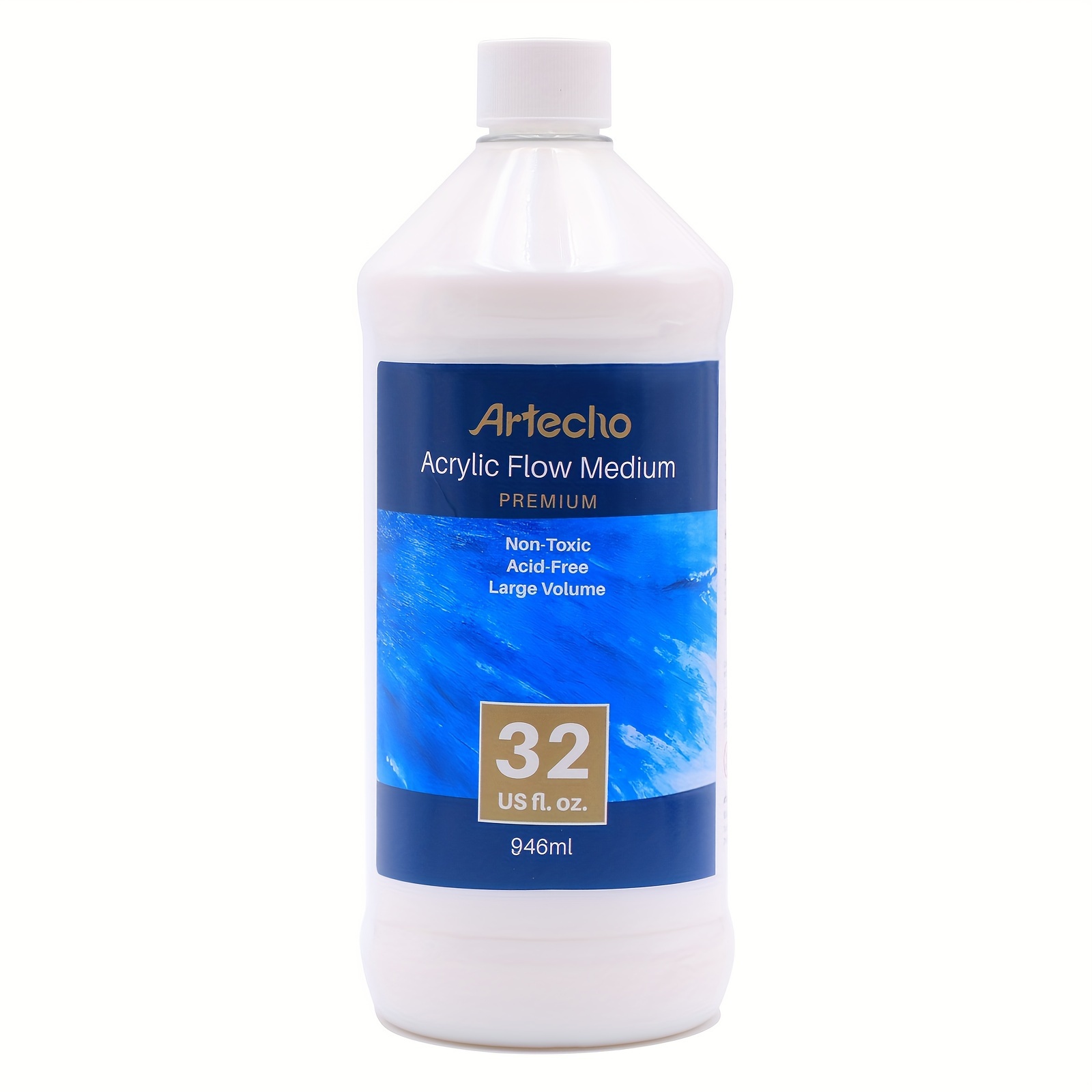 

Pouring Effects Medium 32oz/ 946ml, Acrylic Medium For Acrylic Paint, Premium Acrylic Paint