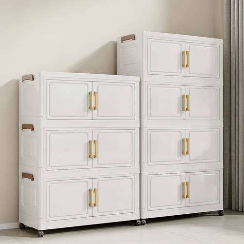 portable closet organizer large capacity foldable storage bins with wheels stackable plastic storage boxes with lids bedroom clothes storage containers entryway hallway storage cabinet for organizing clothes quilts towels pillows