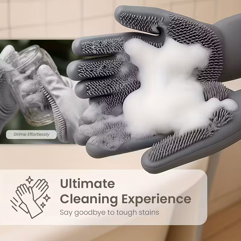 car cleaning kit silicone gloves double sided microfiber sponge and car wash towels car deep cleaning tableware tabletop bathroom etc car cleaning car repair car supplies excluding liquids Product details 1