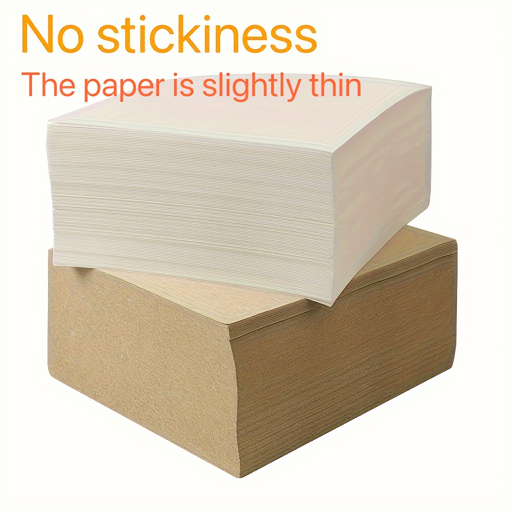 

400 Pages Thick No Adhesive Square Notepad, Tear Off, Solid Color, Blank, For Drafting, Stationery Supplies, Small Square Bricks