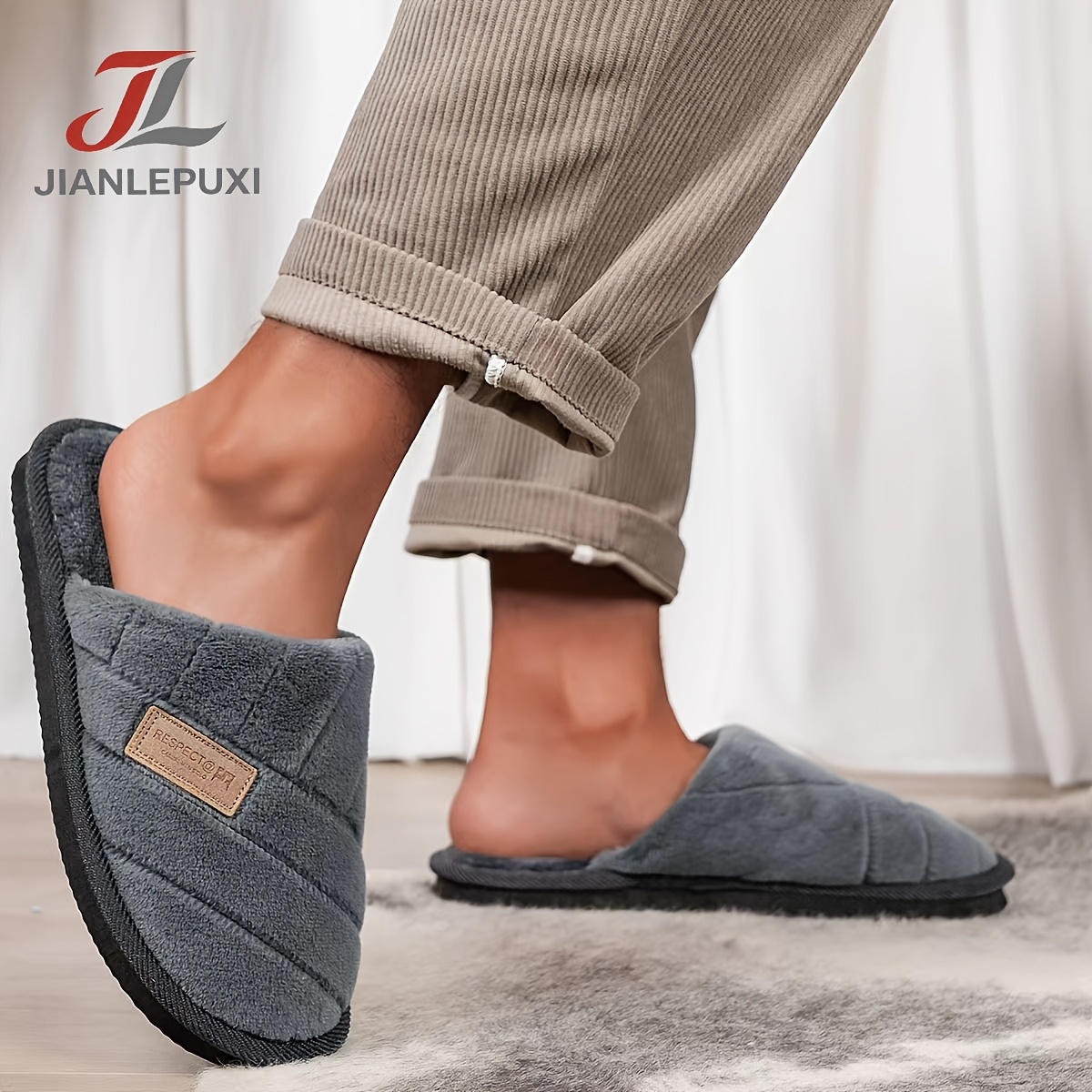 Image of Fashionable New Premium Silent Indoor Slipper, Comfortable Couple Foam Slippers