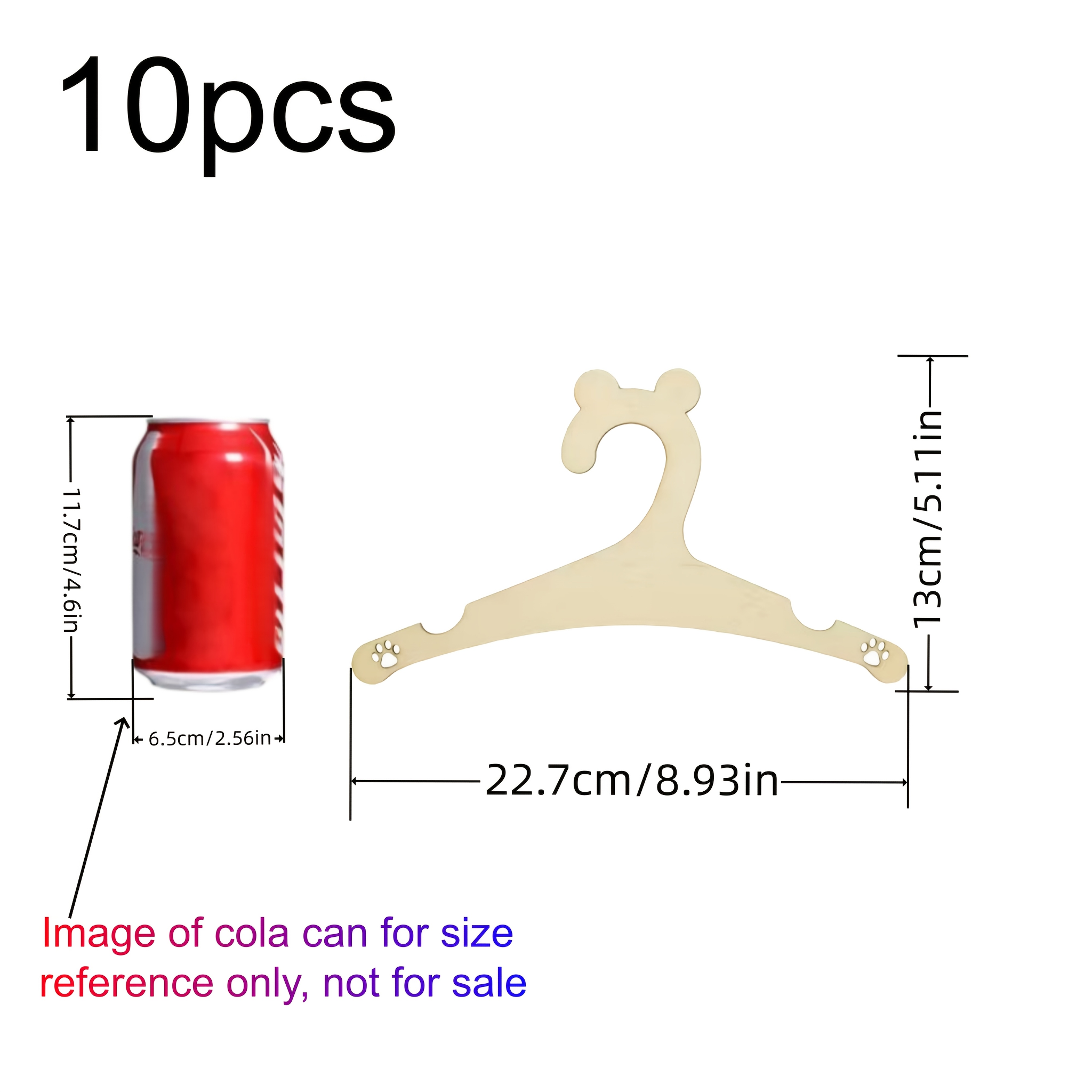 10pcs/20pcs/30pcs Shaped Wooden Hangers, For Baby Clothes And Wardrobe, Rounded Smooth And Featherless, Pet Apparel Rack, Animal-shaped Cute Nursery Decor