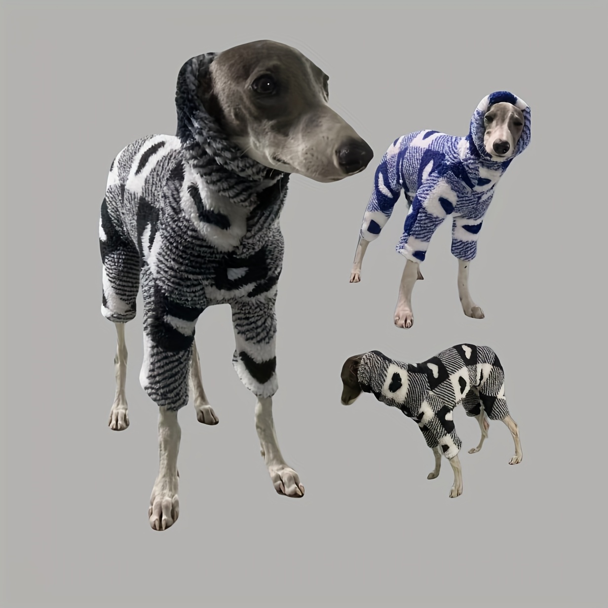 Trendy Printed Fleece Dog Apparel for Autumn/Winter, Warm & Stylish