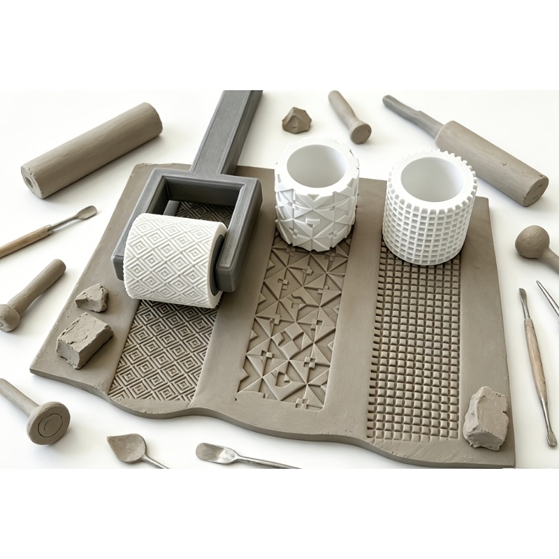 Modular Texture Rollers for Clay and Jewellery Making