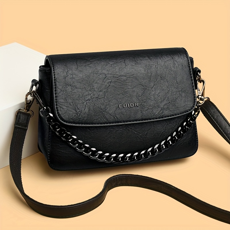 Punk Style Soft Face Large Capacity Shoulder Bag Crossbody Bag Fashion Versatile New Multi-use Women'