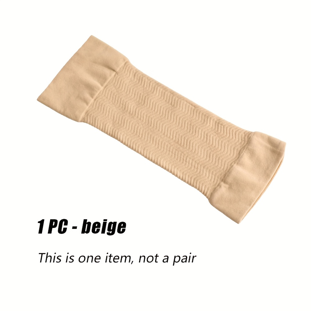 Image of 1pc Fit Arm Sleeve, Elastic Arm Compression Sleeve, Suitable For Women' Life And Sports Fitness