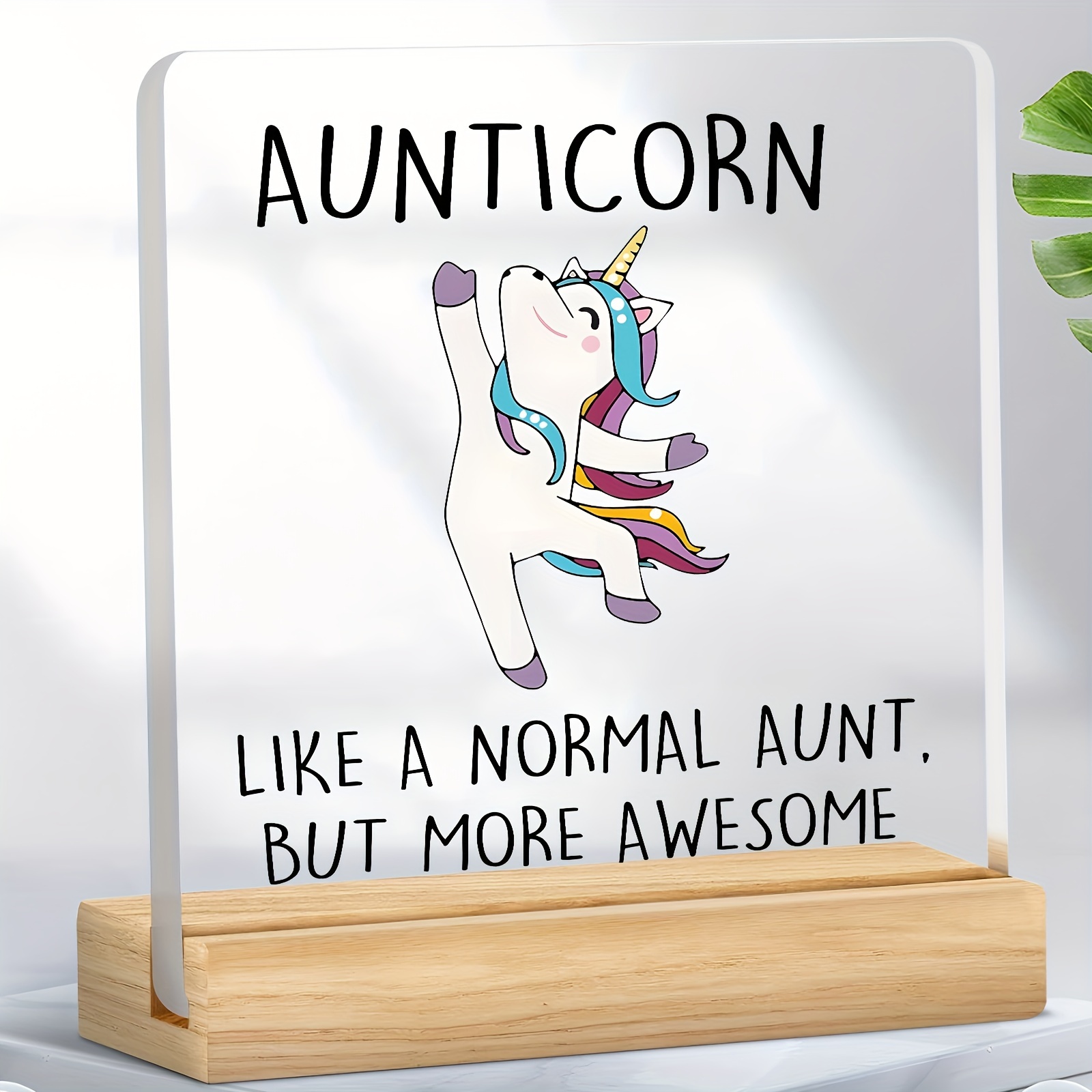 

Unicorn Auntie - Desk Decor, For & , For Birthdays, Weddings, Christmas