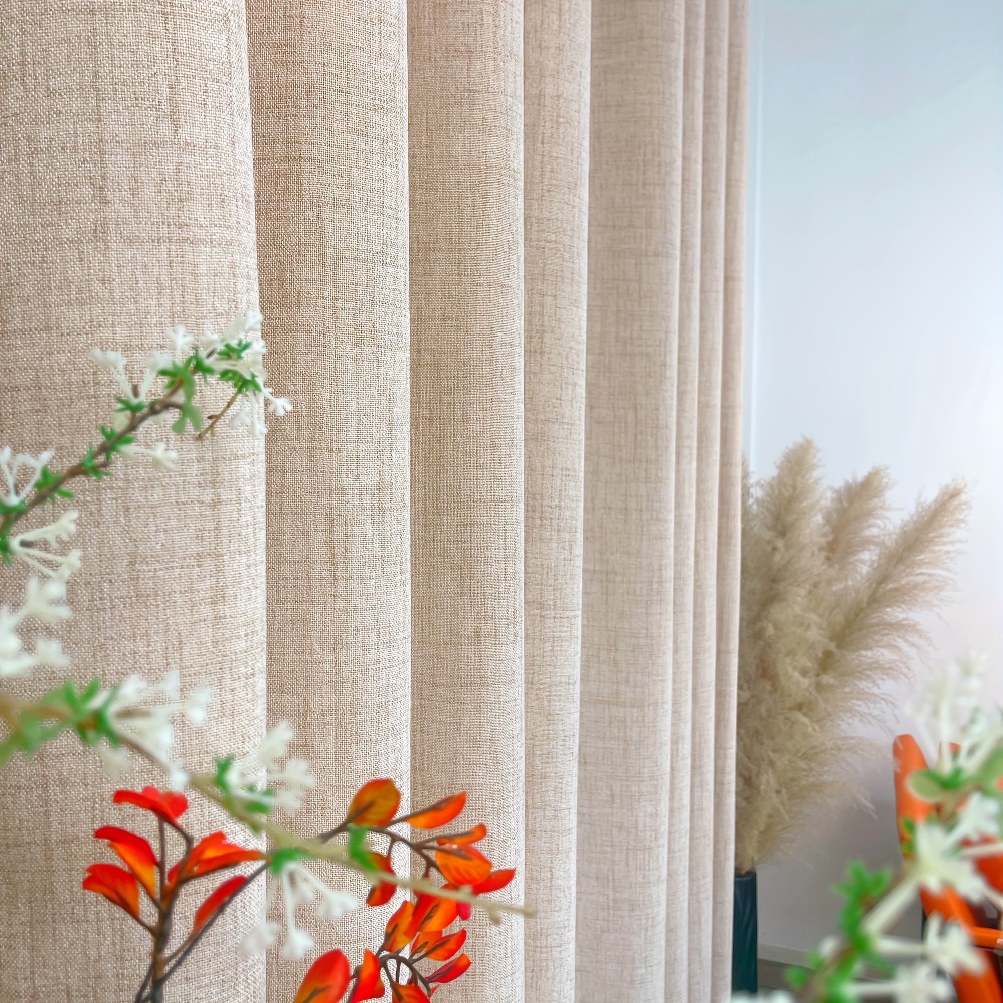 Image of 1pc/2pcs Set, Ultra-luxurious Versatile -style Curtains With Multi-functional Top Tie Design, Fabric Colors For Universal , Perfectly Matches Any Furniture In Sizes To Suit And