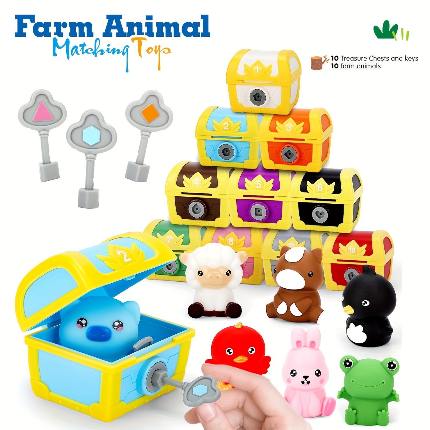 matching farm animal toys Temu Australia