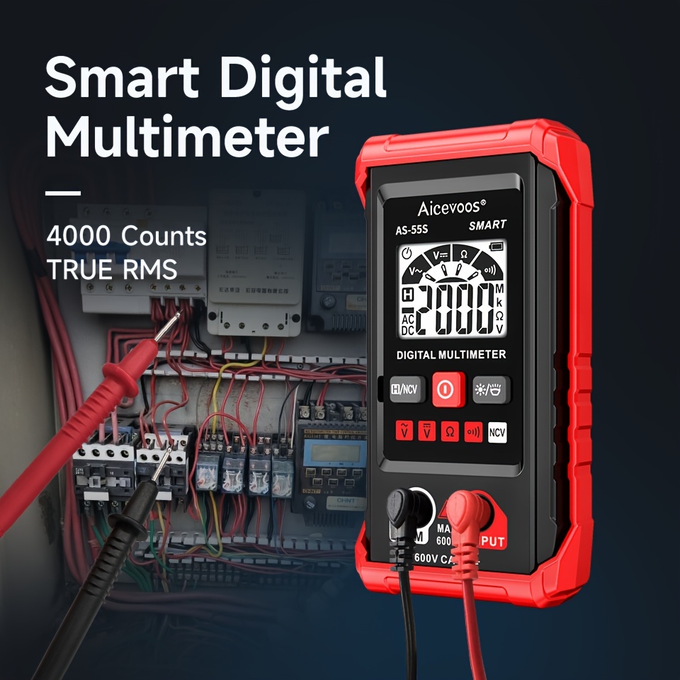 

Aicevoos Digital Multimeter True Range Voltage Tester Electrical Professional Multimetro Ncv