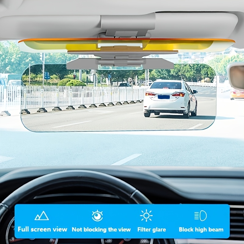 

Car Sun Visor: Dual-use For Day And Night, Eliminating The Troubles Of And Driving.