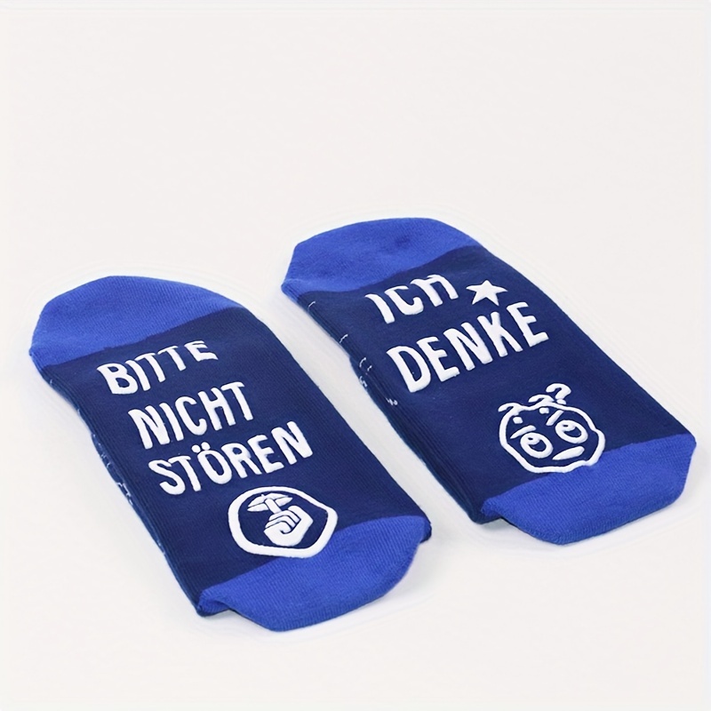 

Men's Novelty 'please , I Am Thinking' Cotton Crew Socks - Breathable & Comfortable