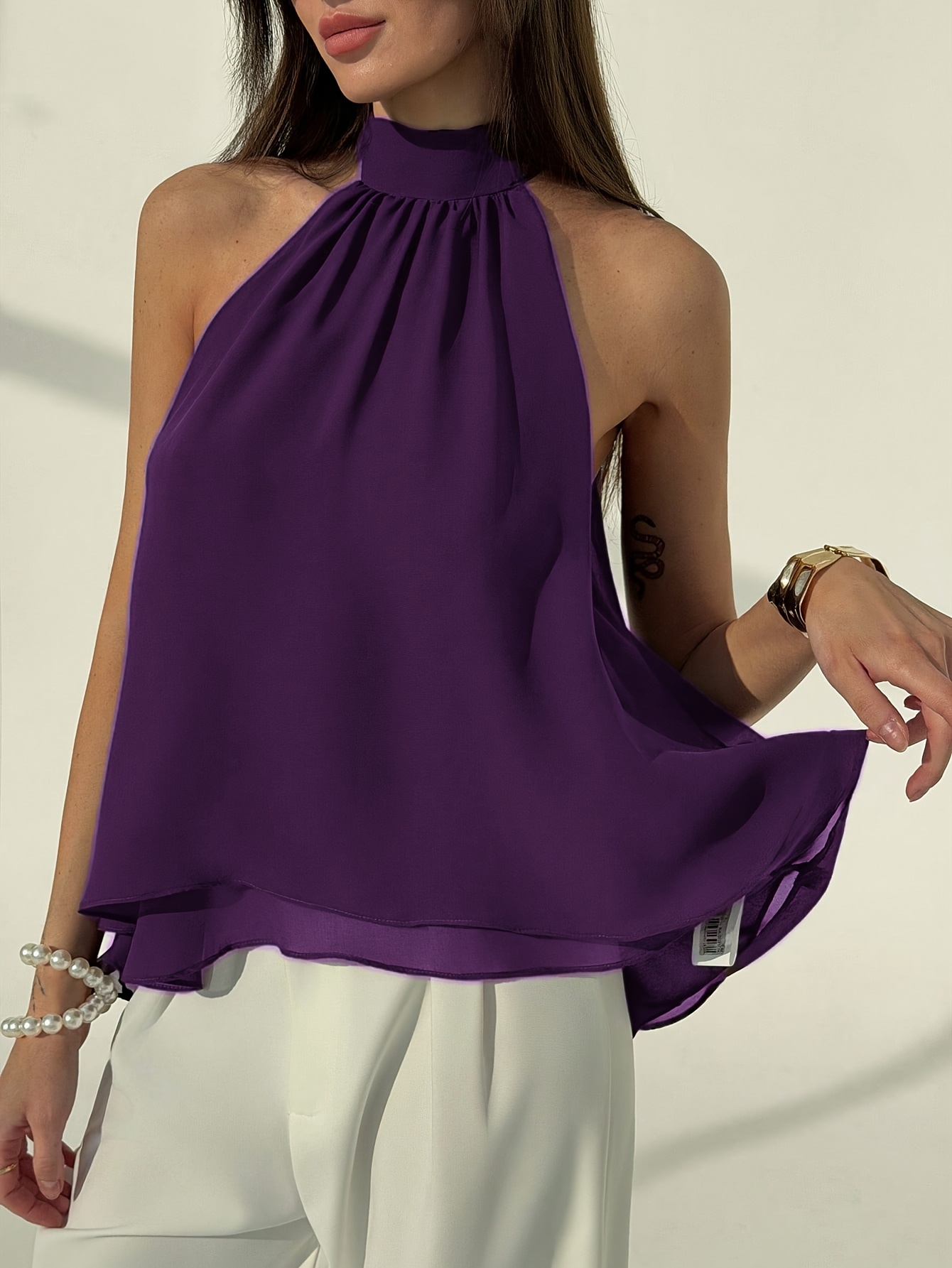purple top sold on Temu Canada