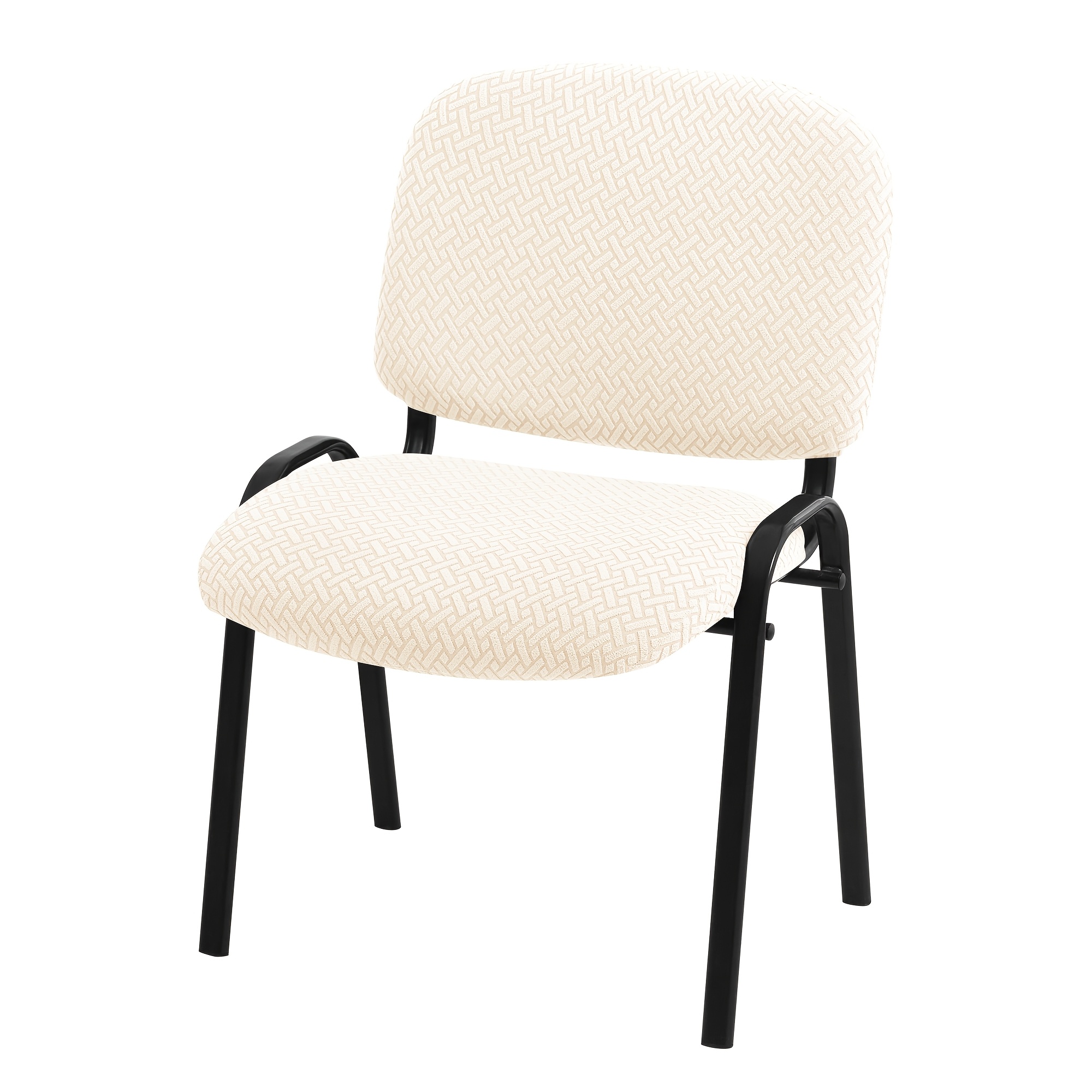 TEMU 2 housses de chaise en jacquard de T avec grande branche, ensemble de 2 housses de chaise de bureau à branche, housses de protection pour chaise