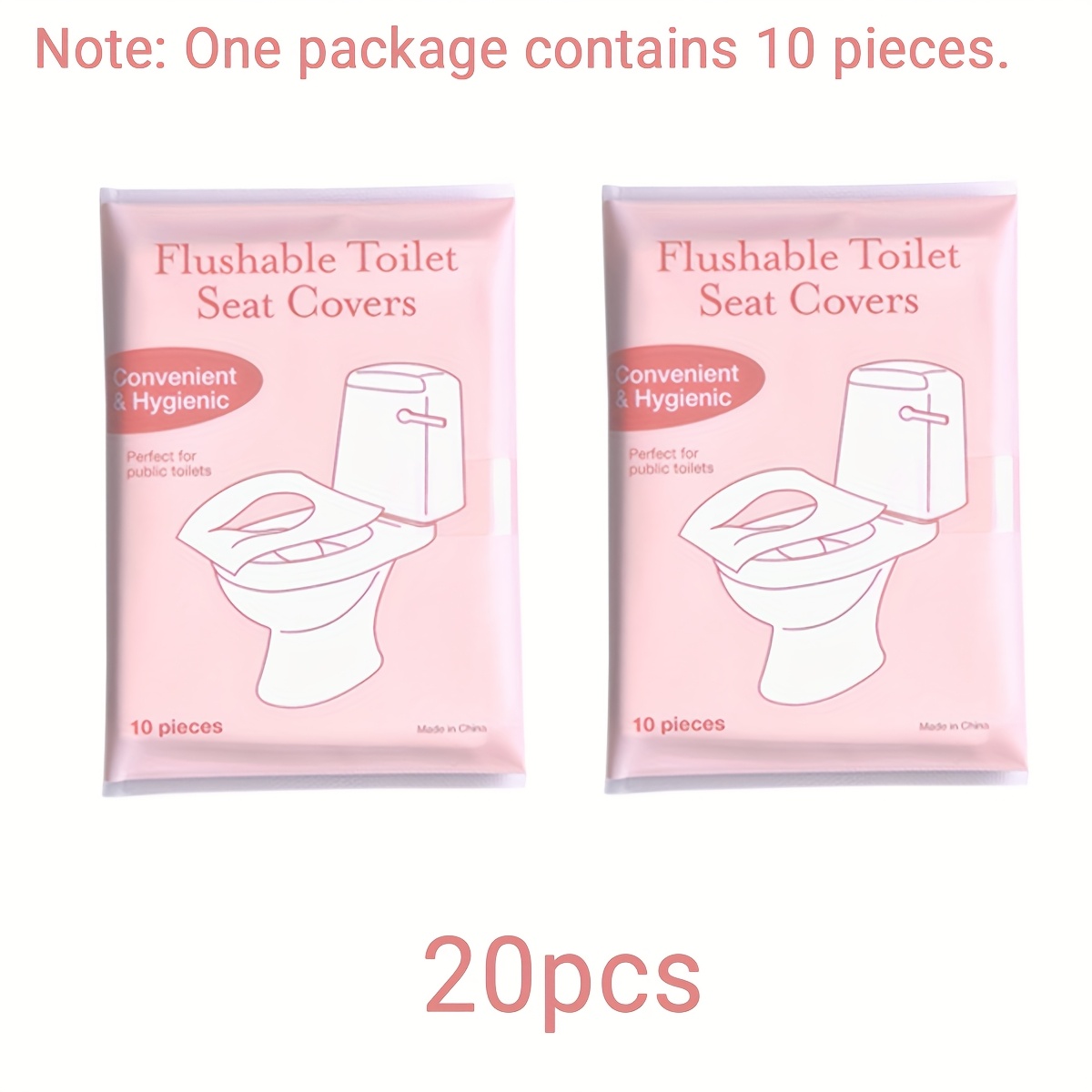 TEMU Disposable Toilet Seat Covers, An Essential Item For Public Restrooms, Toilet Paper, Portable Packaging For Adults, A Must-have Accessory For