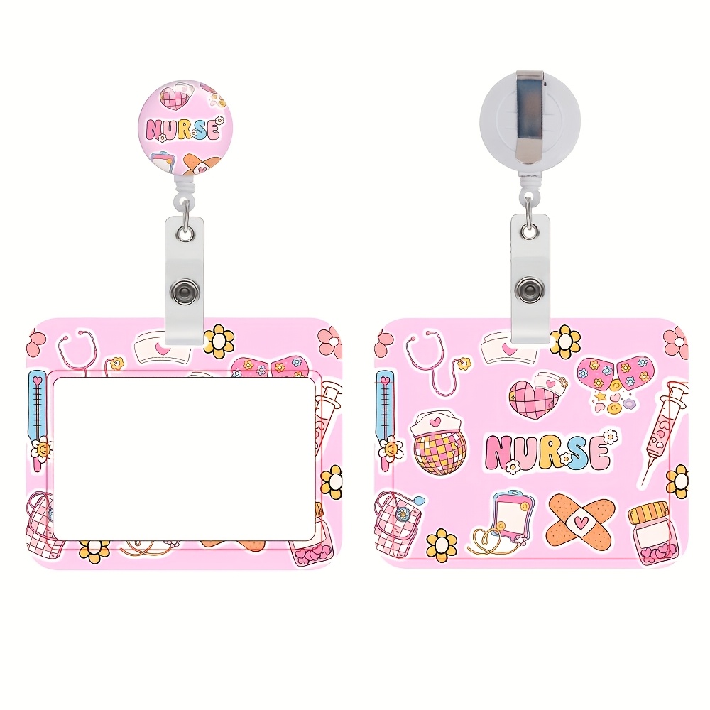 TEMU 2d A Set Of Nurse-themed Scroll Badge Boxes Doctors, Volunteers, Staff Accessory With Design | Accessory, Healthcare Badge
