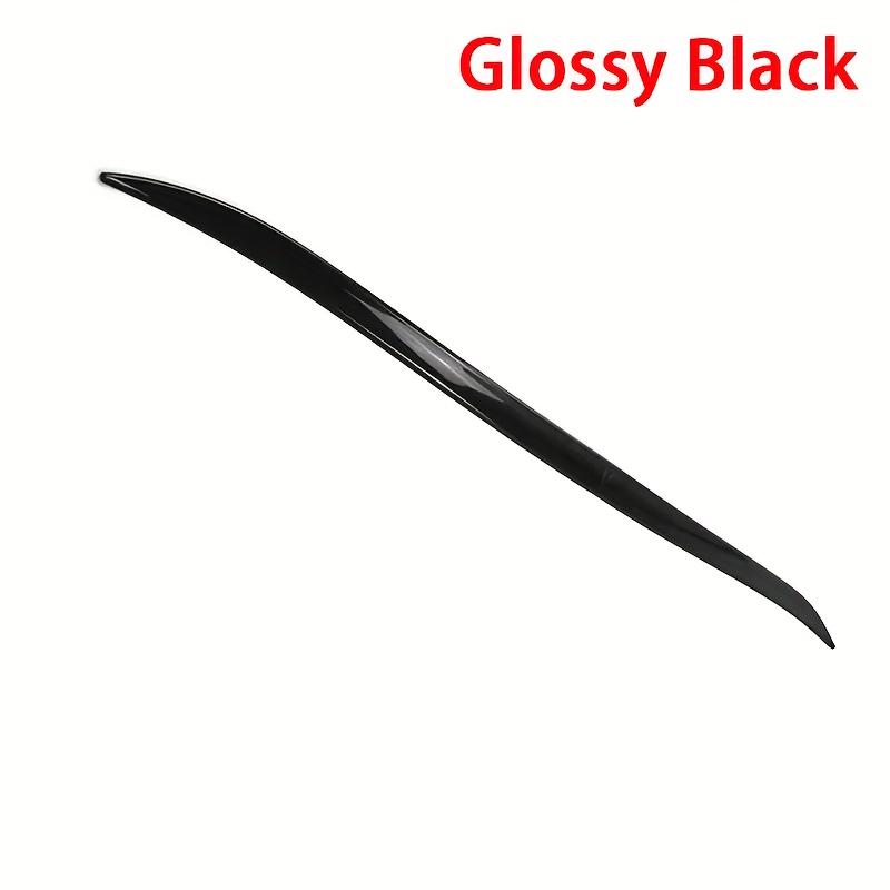 TEMU Aileron arrière universel 120 cm/47,24 po pour voitures, lèvre d'aileron arrière, autocollant de garniture, accessoires auto pratiques
