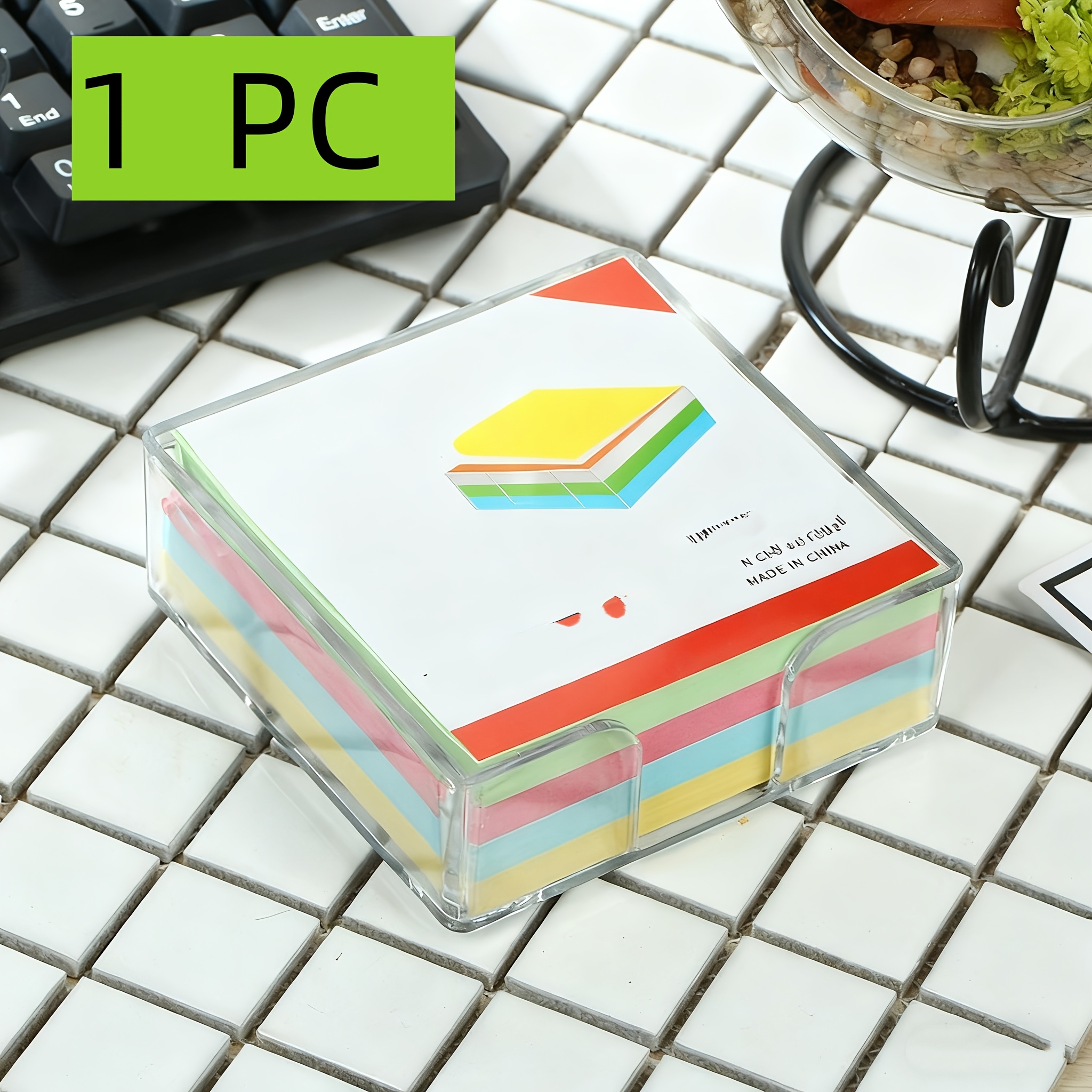 TEMU 1pack Notepads 350/500/700 Sheets In Colors. Sticky Note Cubes. Non-adhesive Notepads, Mini Paper Pads, Paper Reminders, Classroom, Office