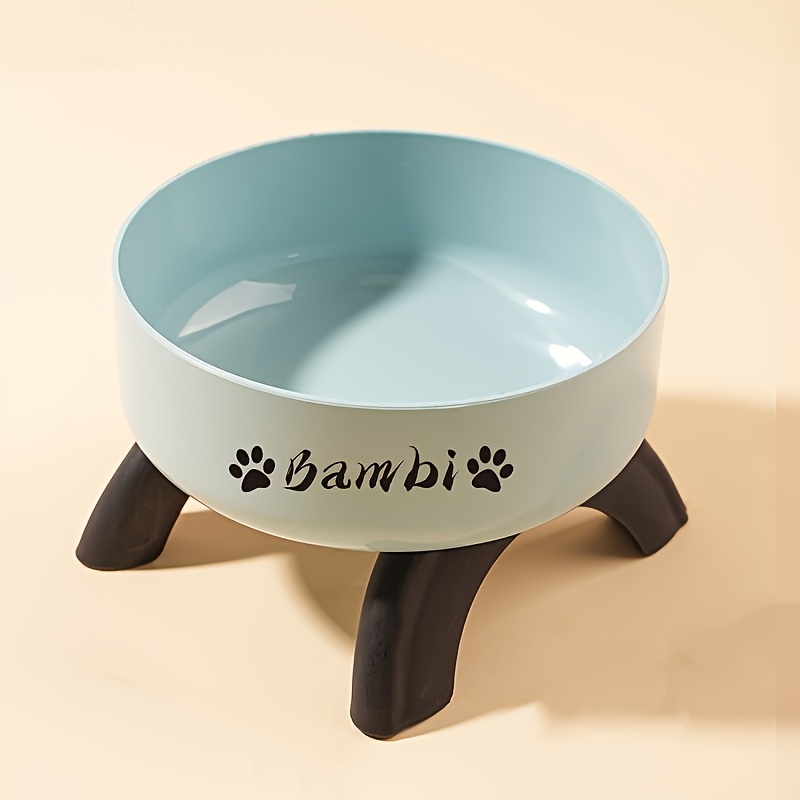 TEMU Gamelle pour animaux de compagnie avec personnalisé, gamelle pour chien personnalisée, gamelle surélevée pour animaux de compagnie, distributeur