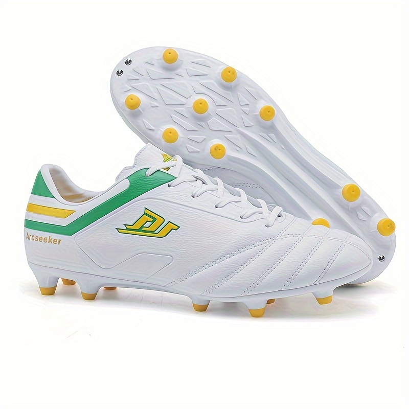 

Unisex Non Slip Football Cleat With Spikes, Professional Comfy Outdoor Breathable Soccer Cleats & Shoes For Training Competition