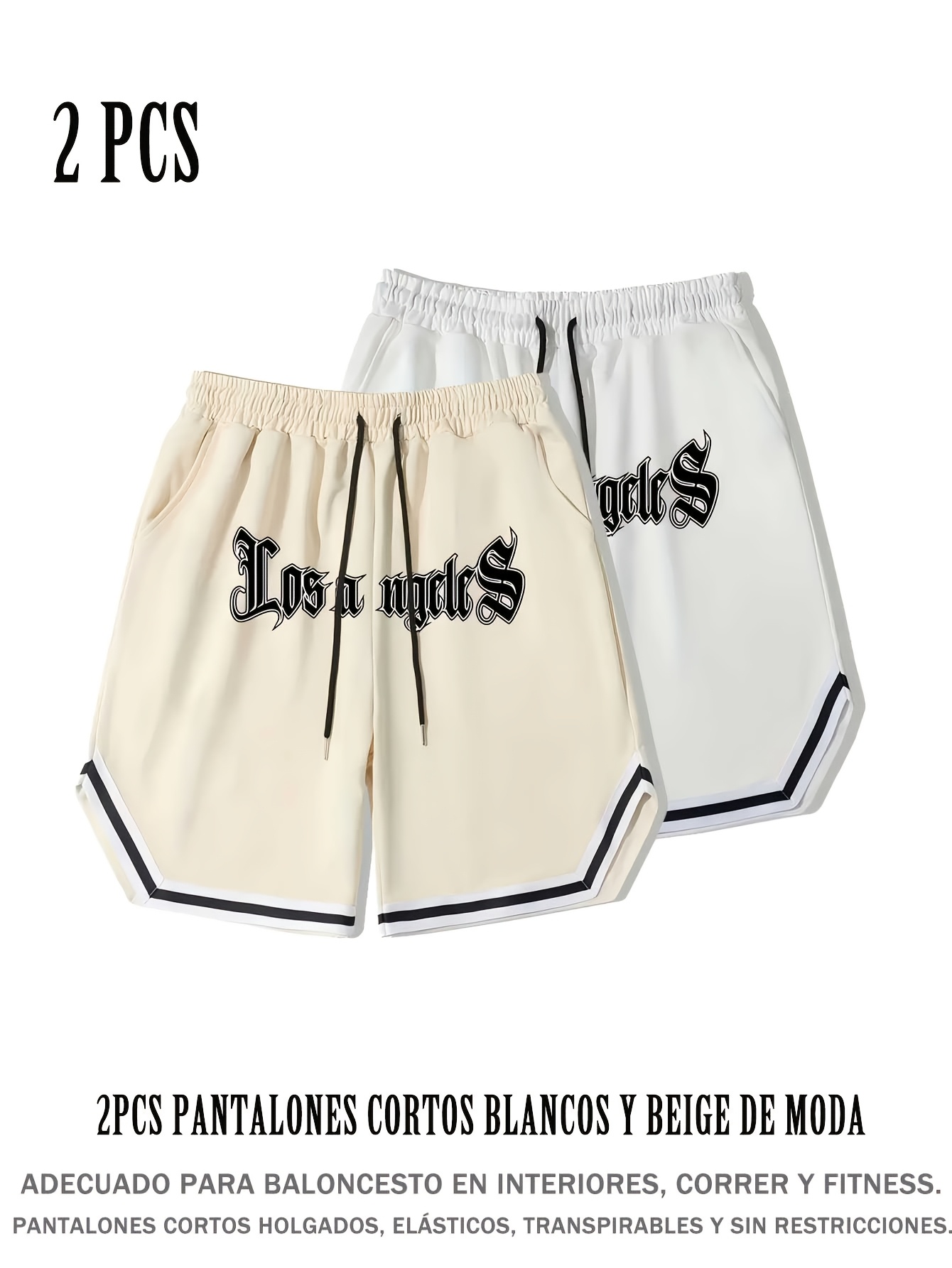 los angeles shorts sold on Temu United States