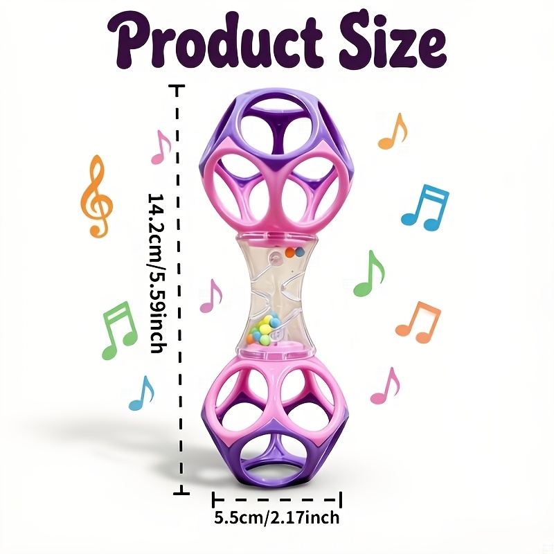 Random Color Baby Rattle Grasping Toy for Development