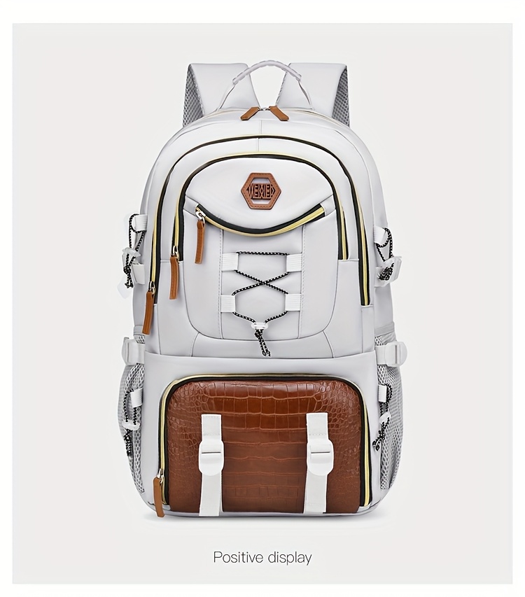 [Durable Travel Backpack] Durable Large Capacity Backpack | Separate Shoe Compartment, Easy-to-Clean, Multiple Compartments for Business Trips, Daily Use & Outdoor Travel - Holiday Gift, Adjustable Strap, Lightweight, Laptop Compartment, Travel Gear