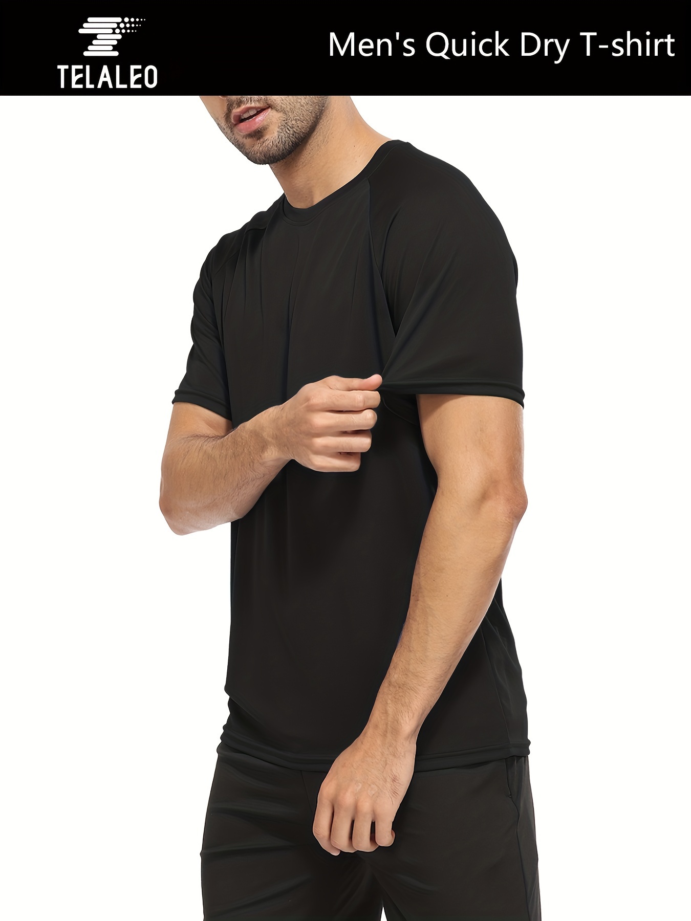 KaLI_store Workout Tops Workout Shirts for Men Short Sleeve Quick