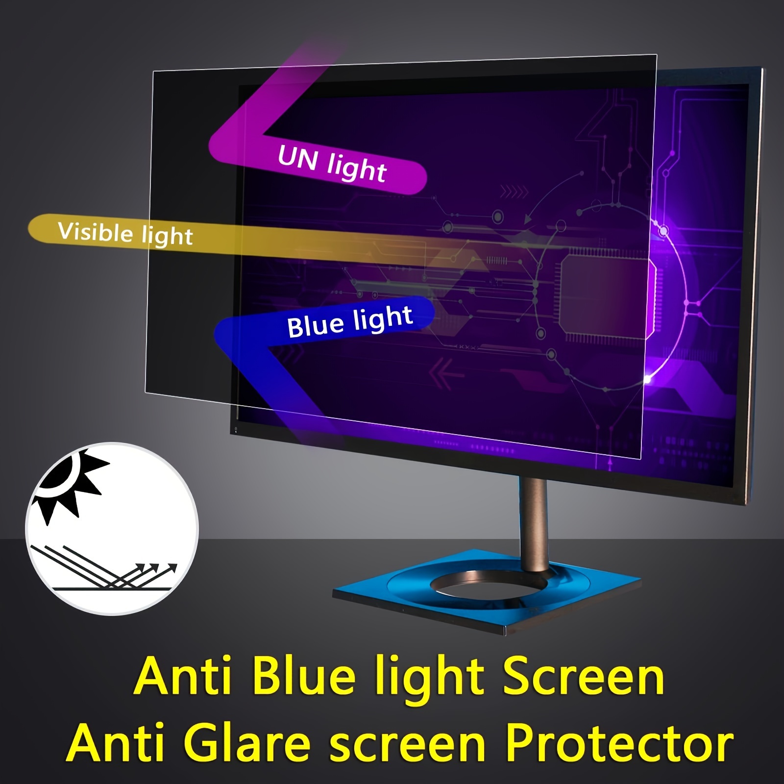 13.3-inch 16:9 Laptop Privacy Screen Filter - Anti-Glare and Glare Protection Film, Please Note This Product is Only a Screen Protector, Not the Laptop Itself, Laptop Screen Protector, Screen Protector Laptop
