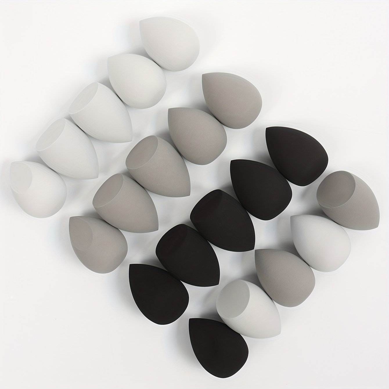 TEMU 20pcs Professional Makeup Sponge,random Color And Shape,latex Free Flawless Soft Setting Face ,multicolor Beauty Sponge Cosmetic Applicator For