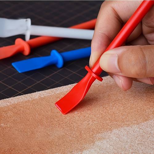 diy craft applicator stick 1pc polypropylene spatula with painting scraper suitable for art and faux leather projects no electricity required color