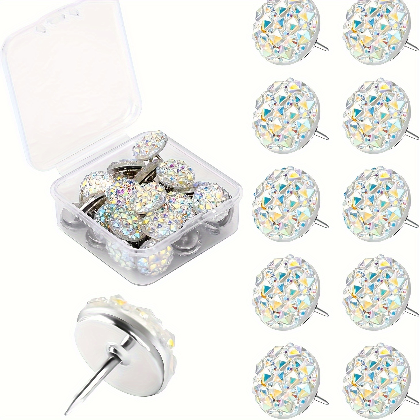 

40pcs Diamond - Decorative For Hangings, Bulletin Boards, &