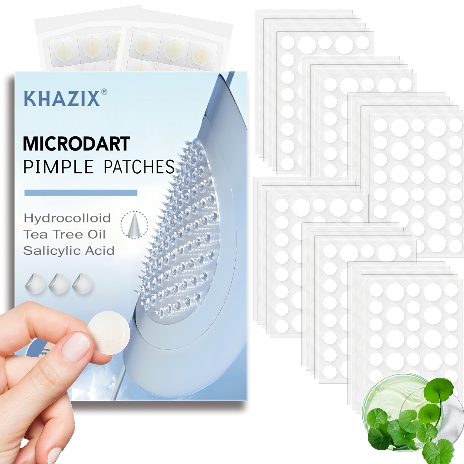384pcs box   hyaluronic acid patch moisturizing   firming and delicate skin gentle and non stimulating patch   length 0 3mm