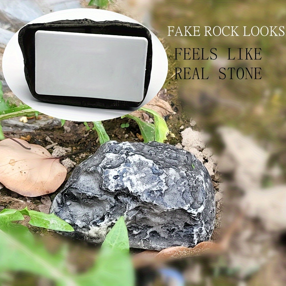 

1pc Fake Rock Key Hider, Outdoor Yard Hide Home Door Key Box, Simulation Small Stone Ornament, Lawn Garden Micro Landscape Yard Decoration, Valentine's Day New Year Easter Gift