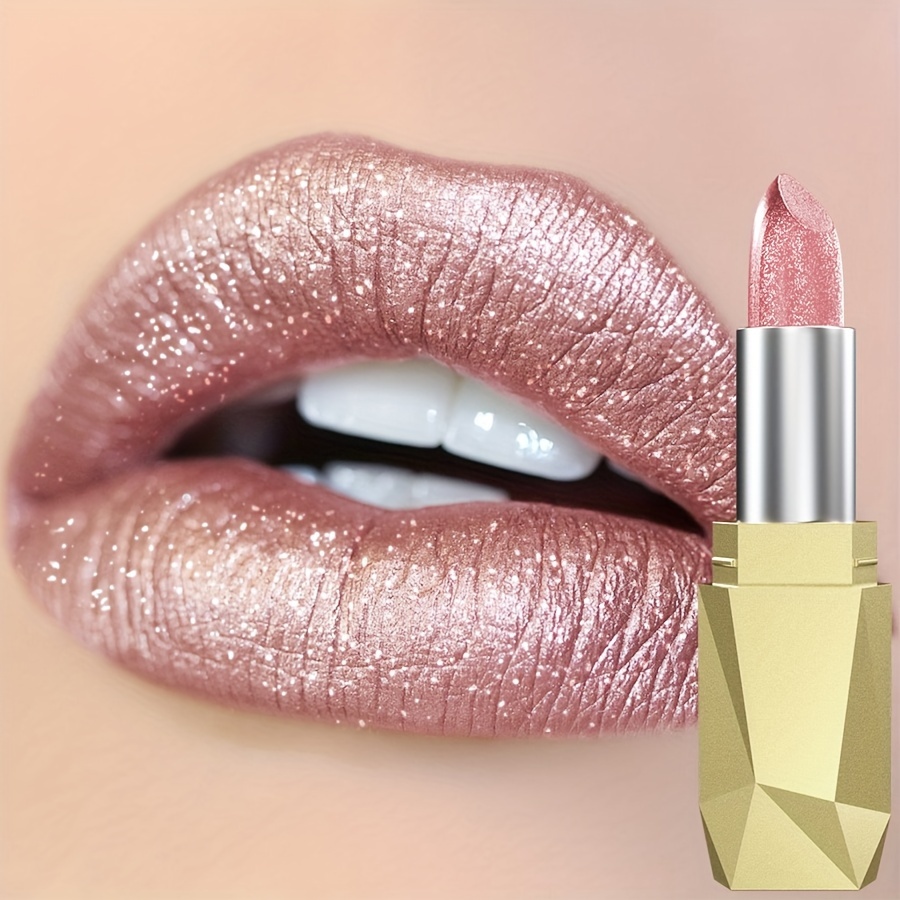 Shiny Pearlescent Lipstick Non-removal Moisturizing Lipsticks Lip Glaze Lip Gloss Perfect Halloween Gift Christmas Gift