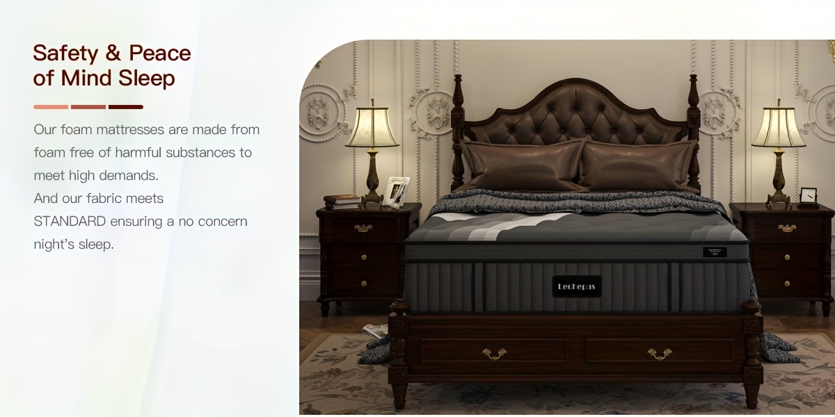 Lechepus Supportive Memory Foam Hybrid Mattress
