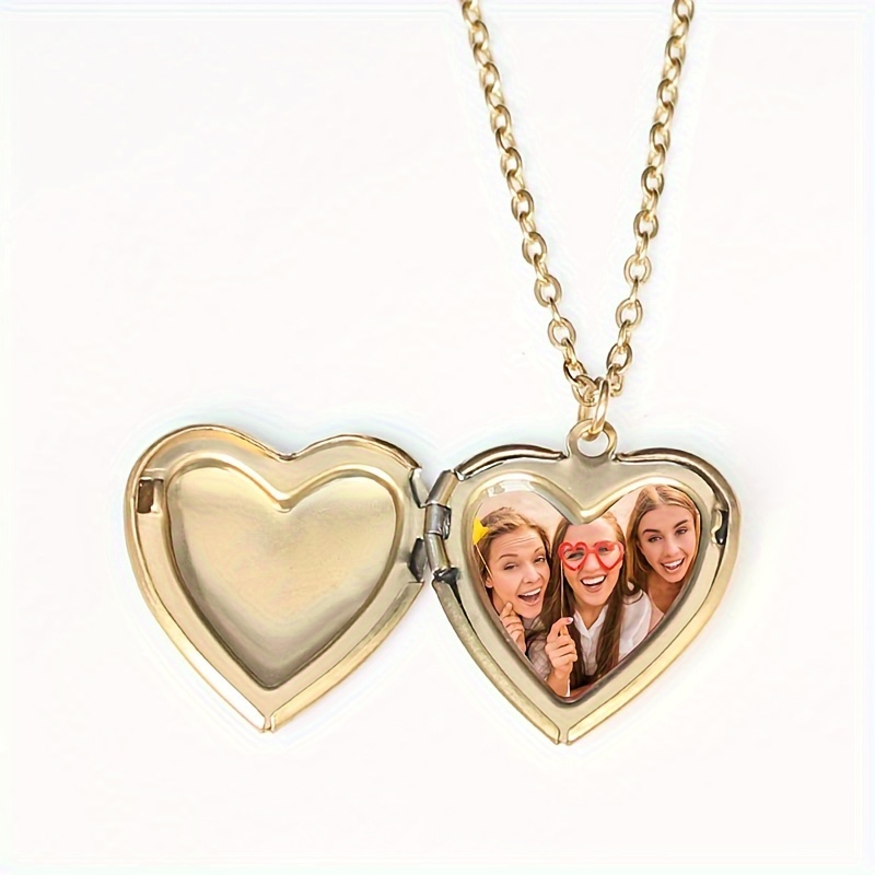 Personalized Love Photo Pendant Necklace Customized Photo Pendant Necklace