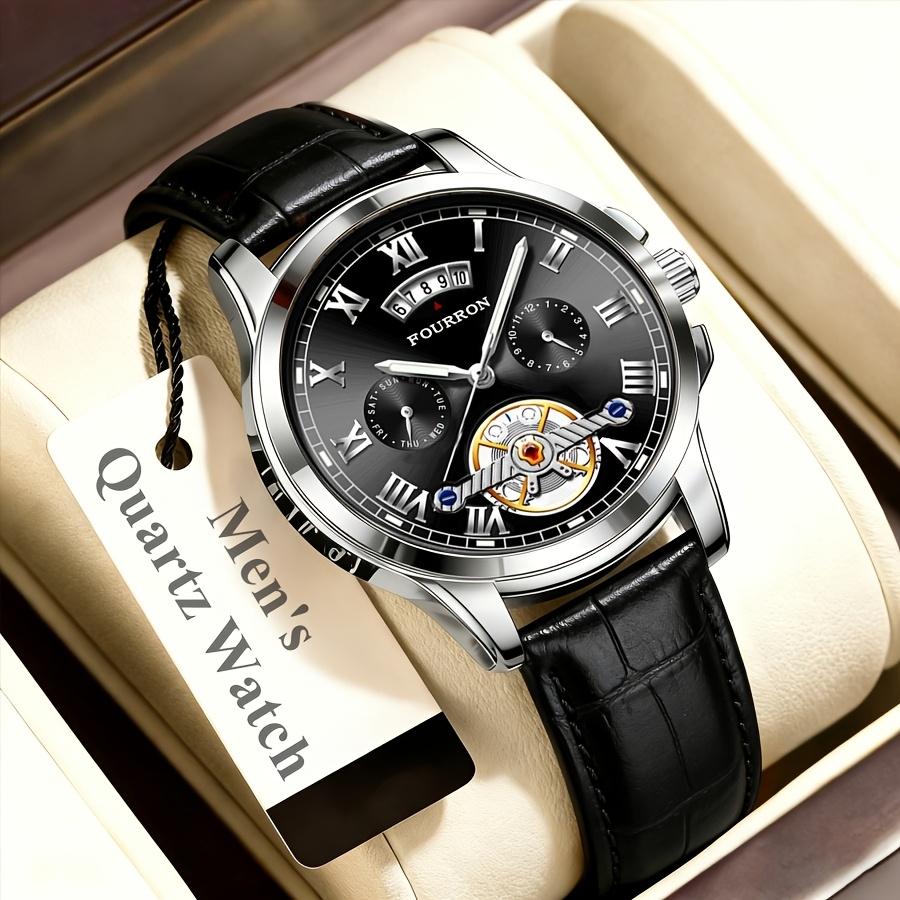 Fully Automatic Quartz Watch with Minimalist Design