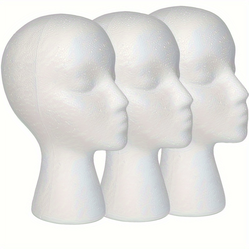 

Adult Foam Mannequin Head For Hairdressing & Styling - No Stand Included