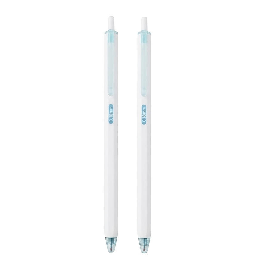 TEMU 2pcs Neutral Pen 0./0.007in, 0.28mm/0.011in, 0.38mm/0.0149in. Press Quick-drying Ink Smooth Writing. Student Brush Questions, Exam Office