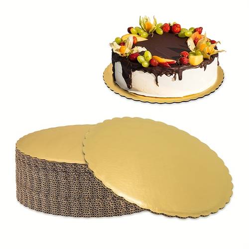 10 pack corrugated paper cake board rounds cake base boards 6 8 10 and 12 inch cake decorating