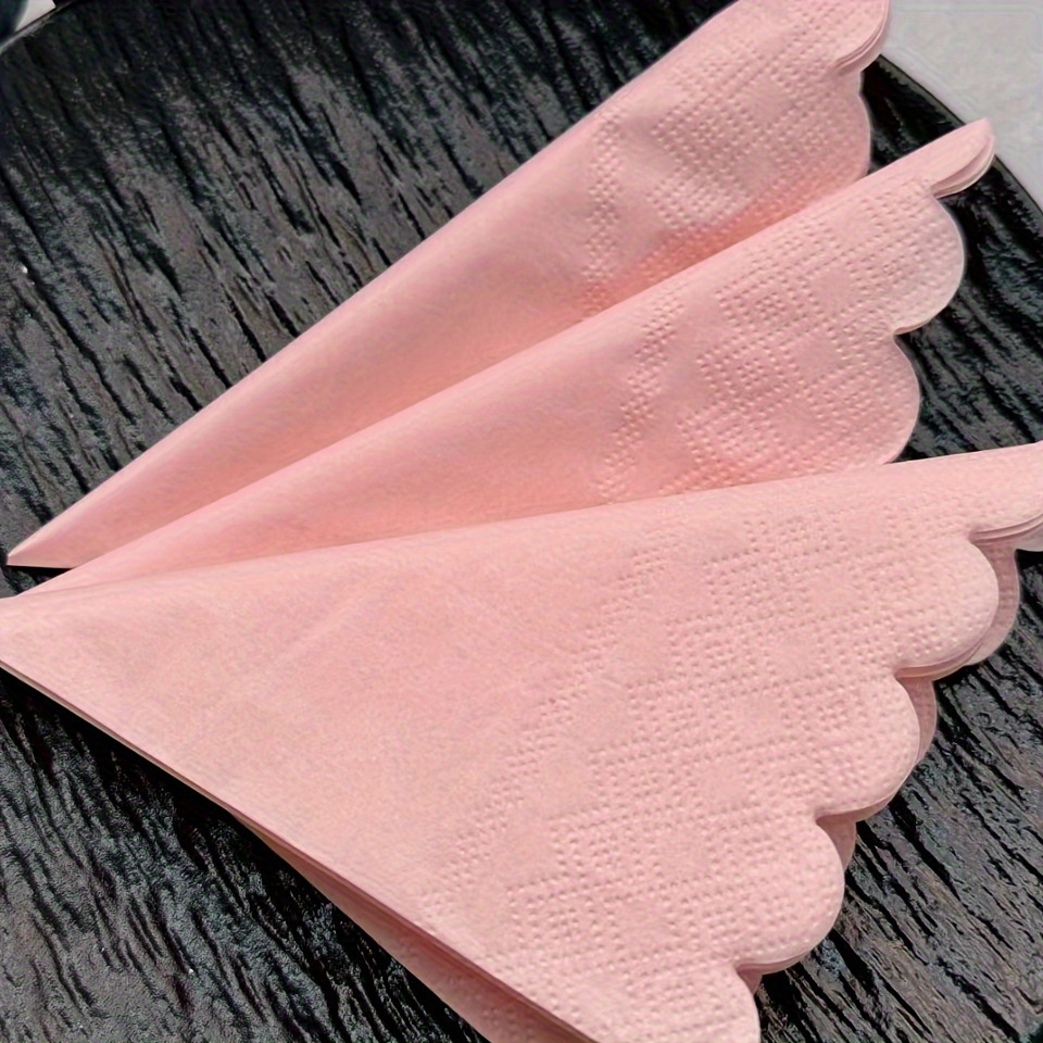 

Pink Party Napkins - 50 Sheets Per Bag, 2-ply Disposable Guest & Birthday Tableware, Perfect For Weddings, Graduations, And Celebrations