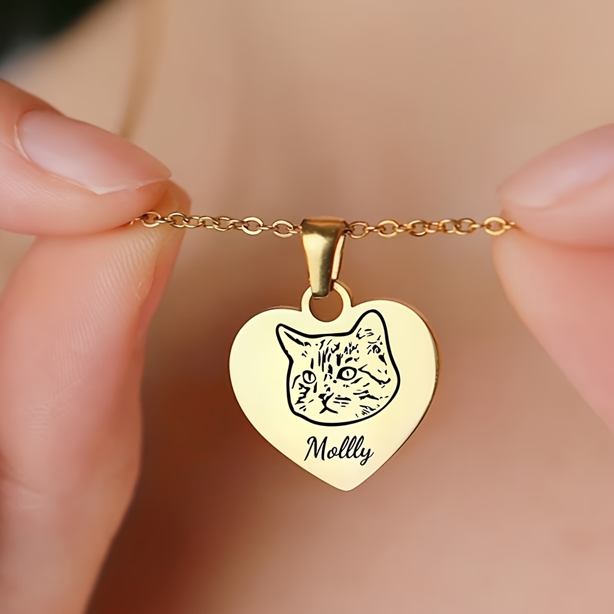 Personalized Custom Photo Necklace for Women